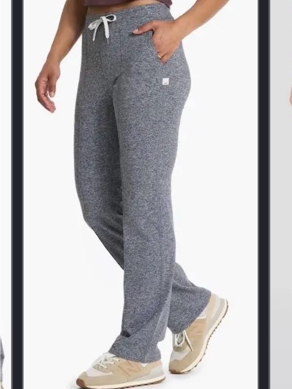 Vuori Women’s Cozy Gray Drawstring Lounge Pants